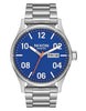 Nixon The Sentry SS Silver/Cobalt Watch