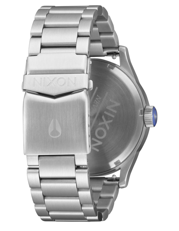Nixon The Sentry SS Silver/Cobalt Watch | SILVER/COBALT (5211)