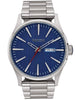 Nixon The Sentry Stainless Steel Silver/Indigo Watch 2024