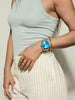 Nixon Sentry Stainless Steel Silver/Byron Blue Ombre Watch