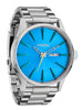 Nixon Sentry Stainless Steel Silver/Byron Blue Ombre Watch