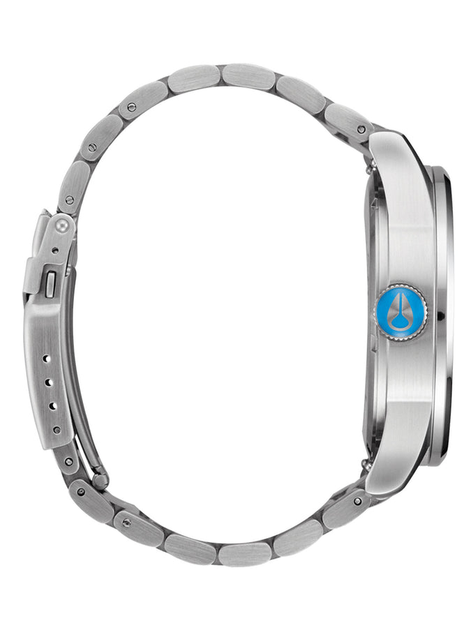 Nixon Sentry Stainless Steel Silver/Byron Blue Ombre Watch | SILVER/BYRON BLUE OMBRE (5309)