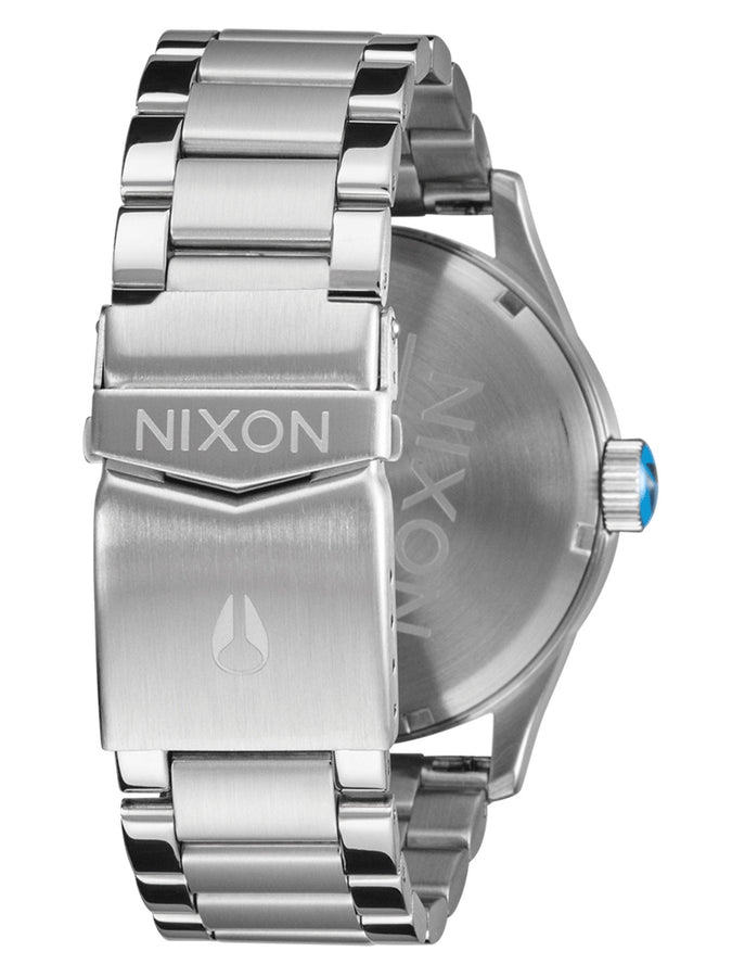 Nixon Sentry Stainless Steel Silver/Byron Blue Ombre Watch | SILVER/BYRON BLUE OMBRE (5309)