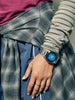 Nixon Sentry Stainless Steel Fisheye/Silver/Polar Blue Watch