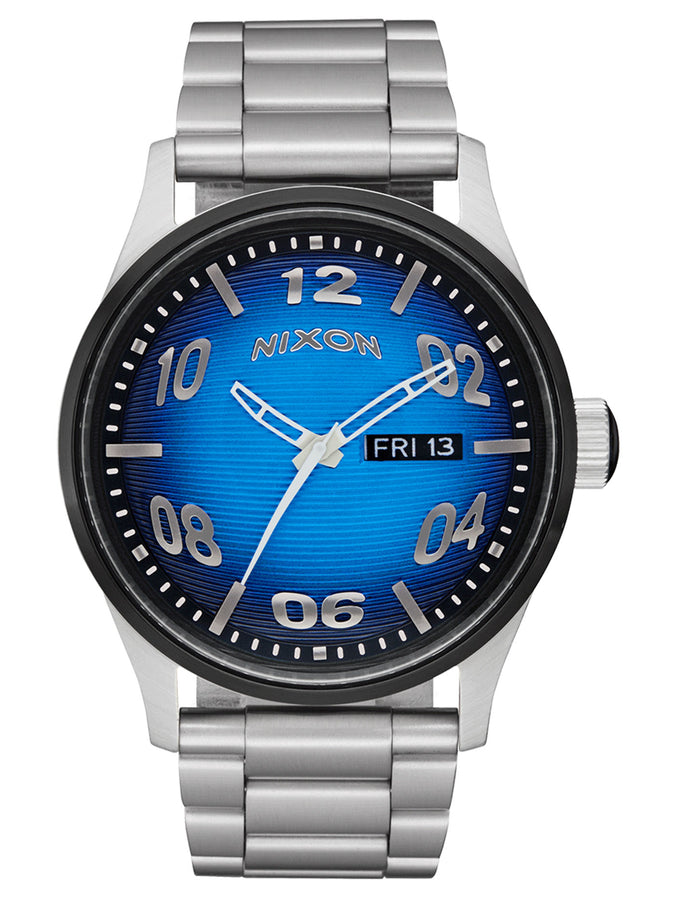 Nixon Sentry Stainless Steel Fisheye/Silver/Polar Blue Watch | FISHEYE/SLVR/POLAR BLUE (5320)