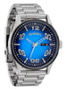 Nixon Sentry Stainless Steel Fisheye/Silver/Polar Blue Watch
