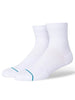 Stance Icon Quarter White 3 Pack Socks 2024