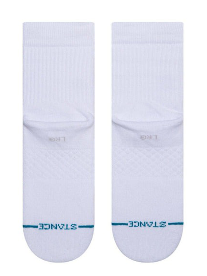 Stance Icon Quarter White Socks | WHITE (WHT)