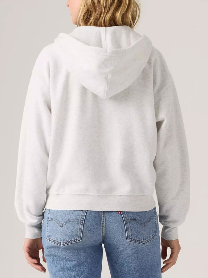 Levis Everyday Orbit Heather Grey Zip Hoodie Spring 2026 | ORBIT HEATHER GRAY (0004)