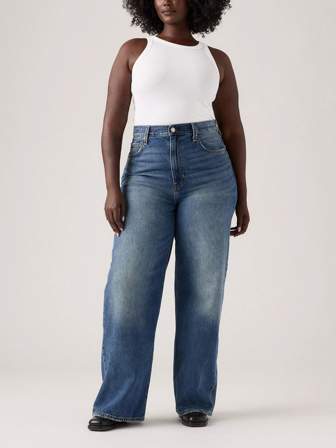 Levis Ribcage Wide Polar Perimeter Jeans | POLAR PERIMETER (0012)