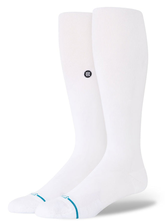Stance Icon Compression OTC White Socks | WHITE (WHT)