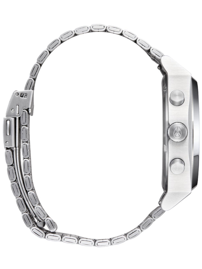 Nixon Time Teller Chrono Chrome/Black/Chrome Sunray Watch 2024 | CHRM/BLK/CHRM SNRY (5266)