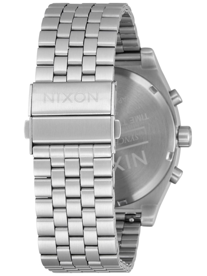 Nixon Time Teller Chrono Chrome/Black/Chrome Sunray Watch 2024 | CHRM/BLK/CHRM SNRY (5266)