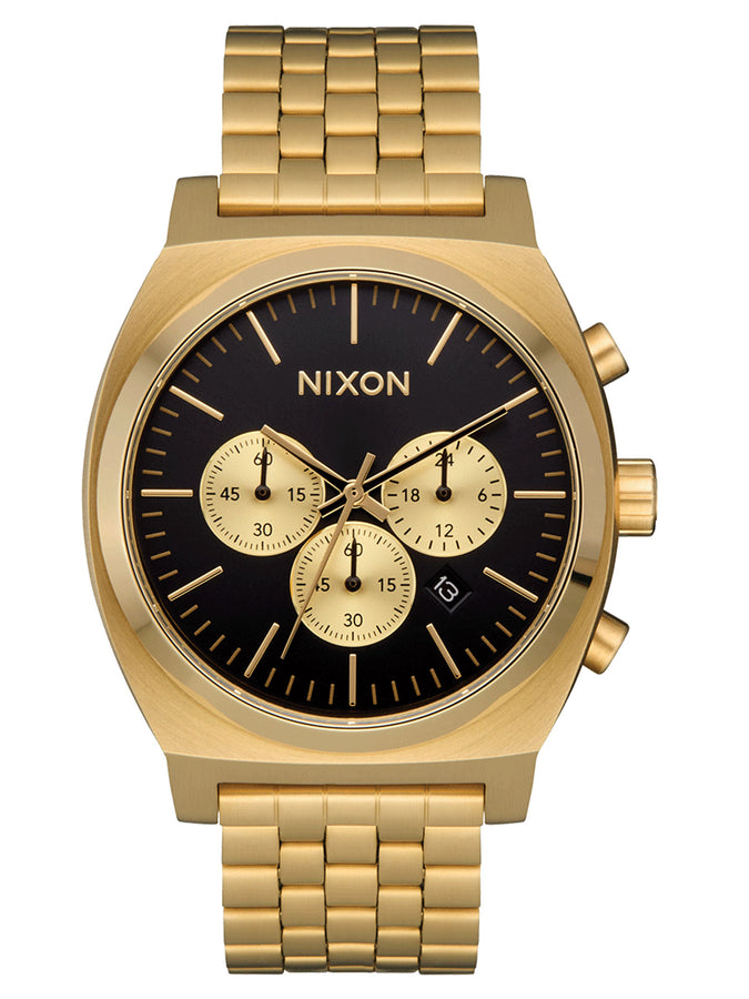 Nixon Time Teller Chrono Gold/Black/Gold Watch | GOLD/BLACK/GOLD (5333)