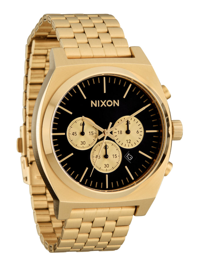 Nixon Time Teller Chrono Gold/Black/Gold Watch | GOLD/BLACK/GOLD (5333)