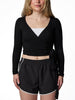 Nana The Brand Ashanti Wrap Long Sleeve T-Shirt Fall 2026