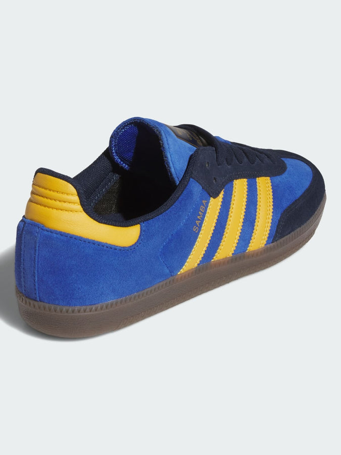 Adidas Samba ADV Collegiate Navy Spring 2026 | CLG NAVY/PRLV YEL/BLU RYL TEAM