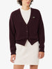 Lacoste V-Neck Moss Stitch Cardigan Fall 2026