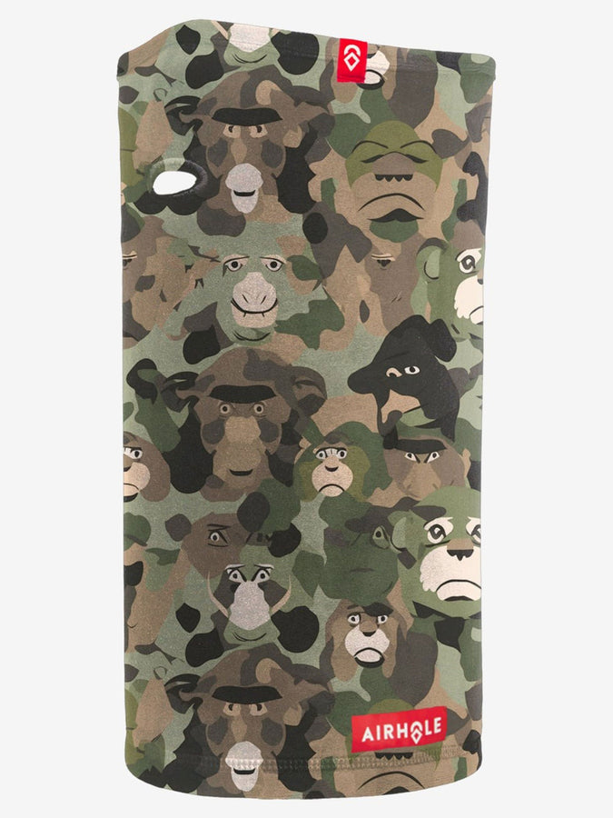 Airhole Airtube Ergo Milk Fleece Neck Warmer | MONKEY CAMO (MKCM)
