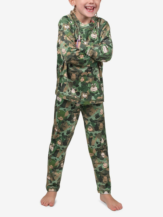Airhole Milk Fleece Thermal Base Layer Set Winter 2027 | MONKEY CAMO (MKCM)