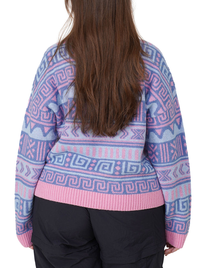Notice The Reckless Astral Short Sweater Holiday 2026 | BLUE/PINK