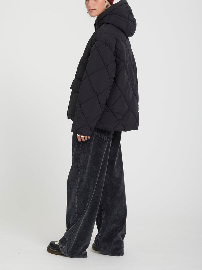 Volcom Out Of Boxy Puff Jacket Fall 2026 | BLACK (BLK)