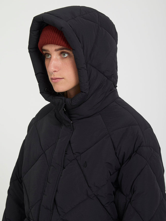 Volcom Out Of Boxy Puff Jacket Fall 2026 | BLACK (BLK)