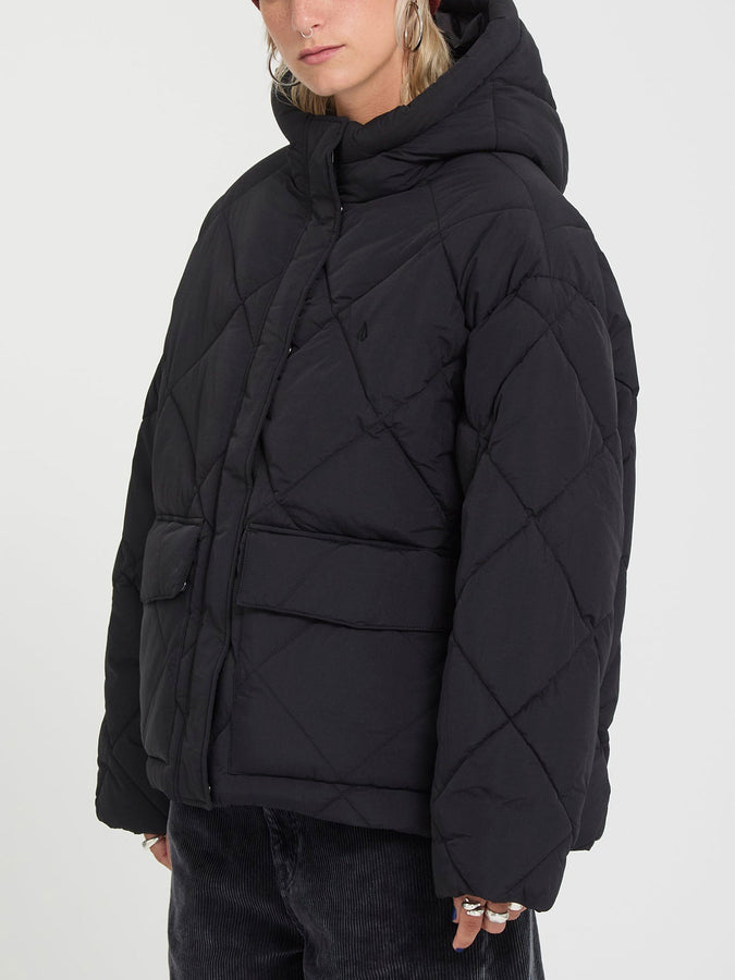 Volcom Out Of Boxy Puff Jacket Fall 2026 | BLACK (BLK)