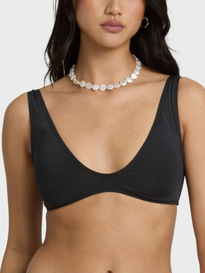 Billabong Sol Searcher Scoop Tank Bikini Top Spring 2026 | BLACK PEBBLE (BPB)
