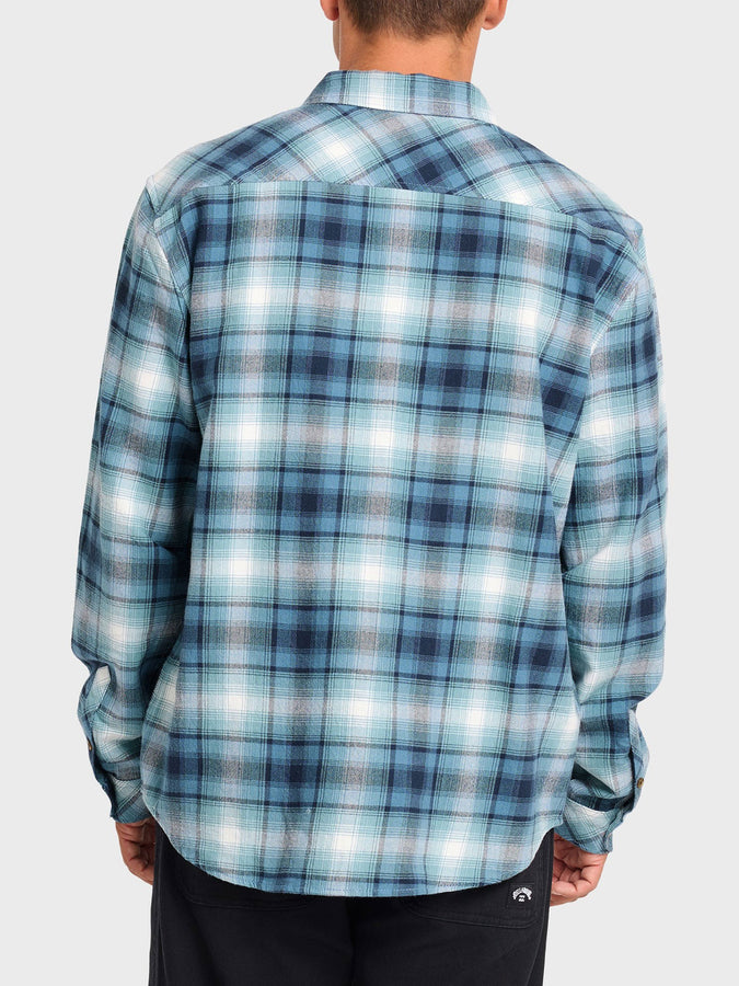 Billabong Coastline Flannel L/S Buttondown Shirt Fall 2026 | CHINA BLUE (CHN)