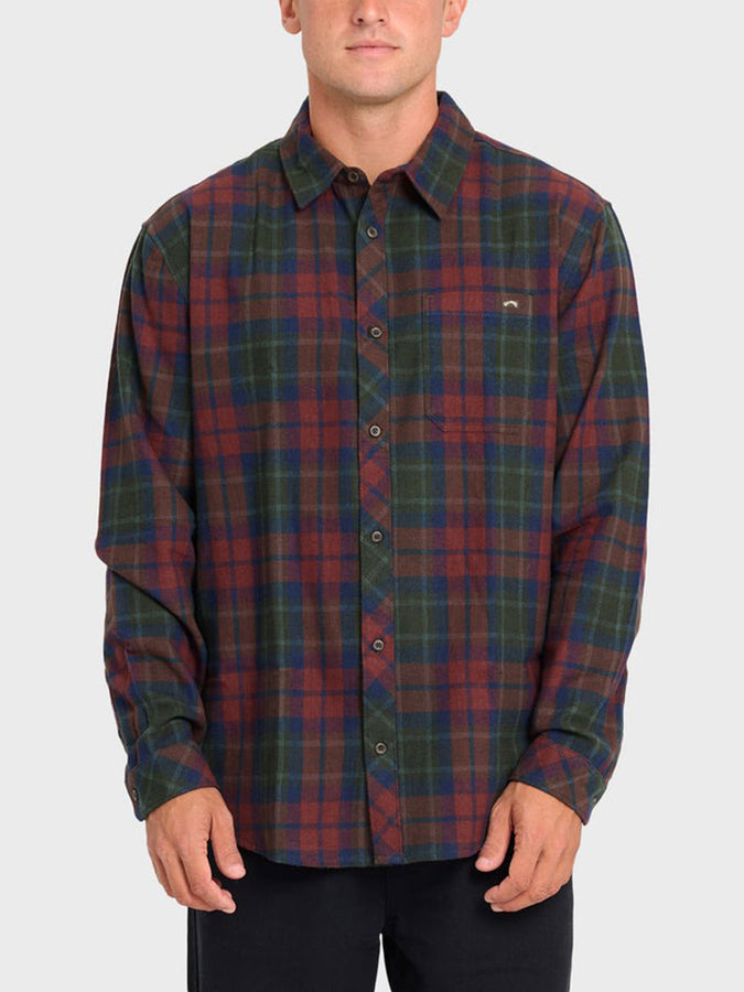Billabong Coastline Flannel L/S Buttondown Shirt Fall 2026 | TORTOISE SHELL (TTS)