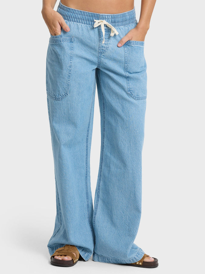 Billabong Zonte Elastic Waist Saltwashed Pants Fall 2026 | SEA BLUE (SEA)