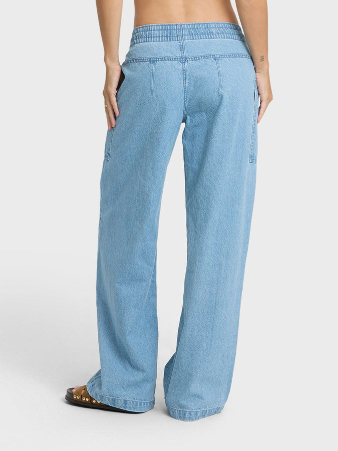 Billabong Zonte Elastic Waist Saltwashed Pants Fall 2026 | SEA BLUE (SEA)