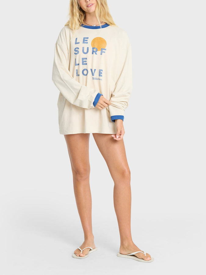 Billabong Le Love Surf Long Sleeve T-Shirt Fall 2026 | WHITE CAP (WCP)