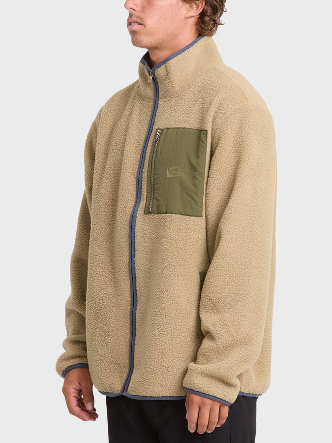 Billabong Alpine Mock Neck Zip Sweater Fall 2026 | PALE KHAKI (PKH)