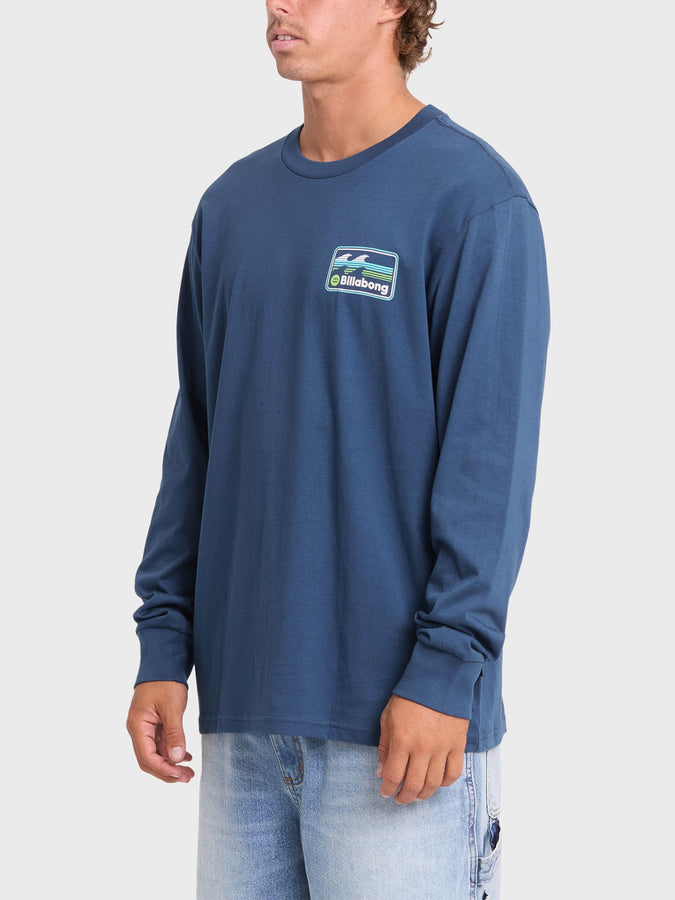 Billabong Runner Premium Long Sleeve T-Shirt Fall 2026 | DARK DENIM (DKD)