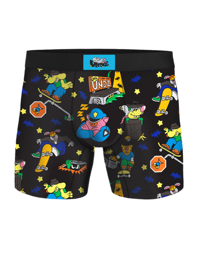 Undz Classic Night Skater Black Boxer | NIGHT SKATER BLACK