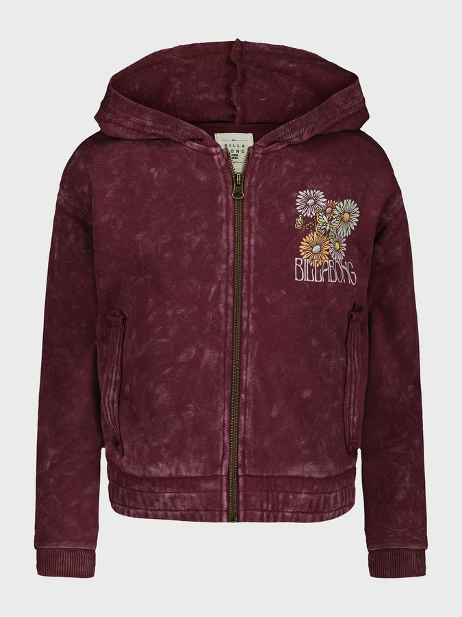 Billabong Wildflower Zip Hoodie Fall 2026 | CRUSHED VIOLETS (517)