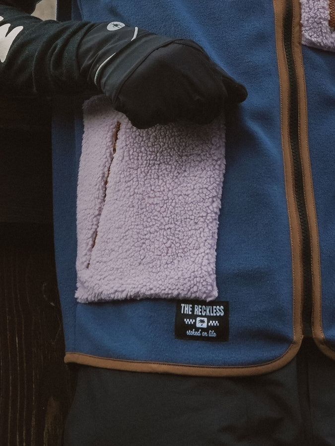 Notice The Reckless Backside Vest Fall 2026 | NAVY BLUE/PURPLE/BROWN