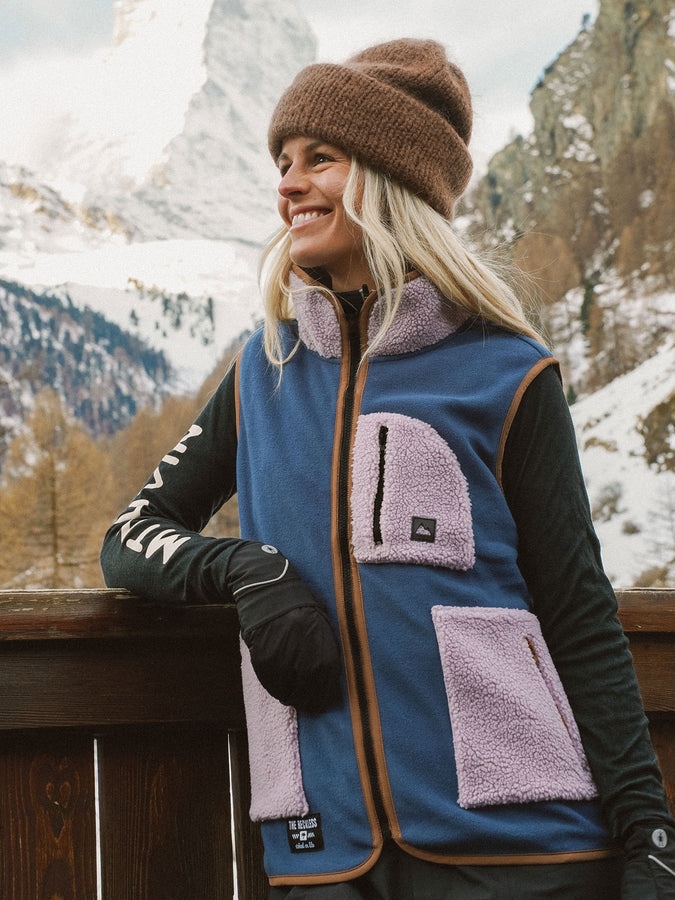 Notice The Reckless Backside Vest Fall 2026 | NAVY BLUE/PURPLE/BROWN
