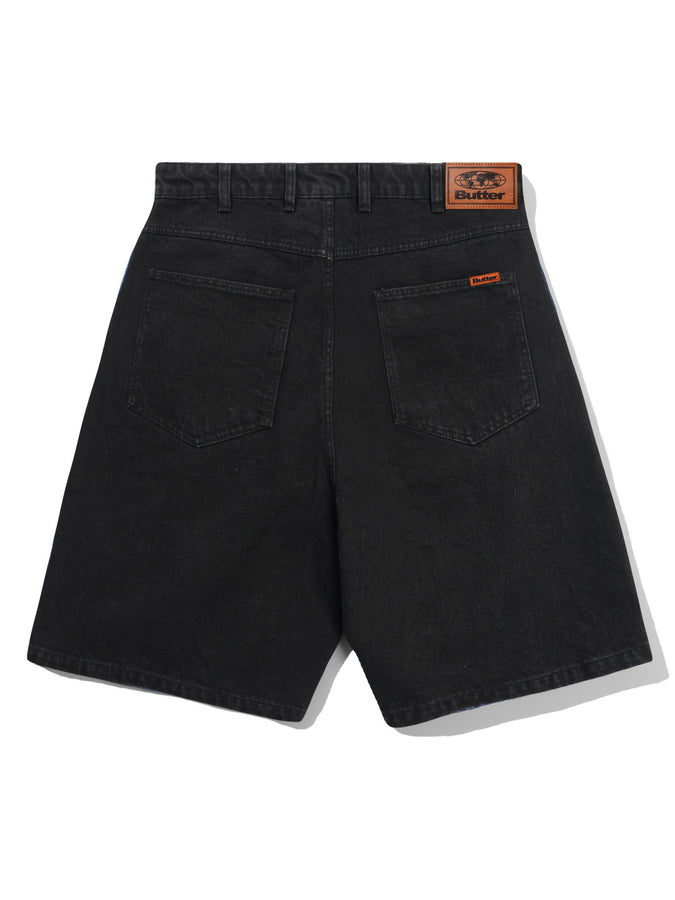 Butter Goods Baggy Denim Shorts Summer 2026 | FLAT BLACK