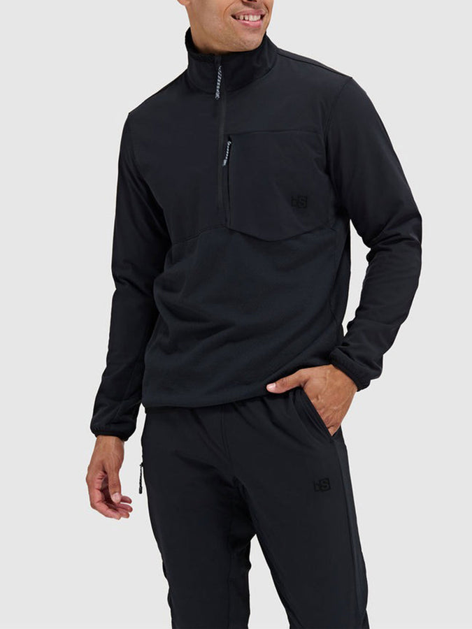 Blackstrap Tribrid Full Zip Base Layer Top Winter 2027 | BLACK