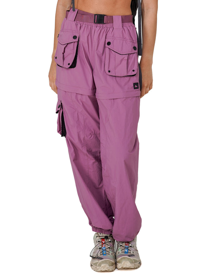 Notice The Reckless Burgundy Zip-Off Pants Fall 2026 | BURGUNDY