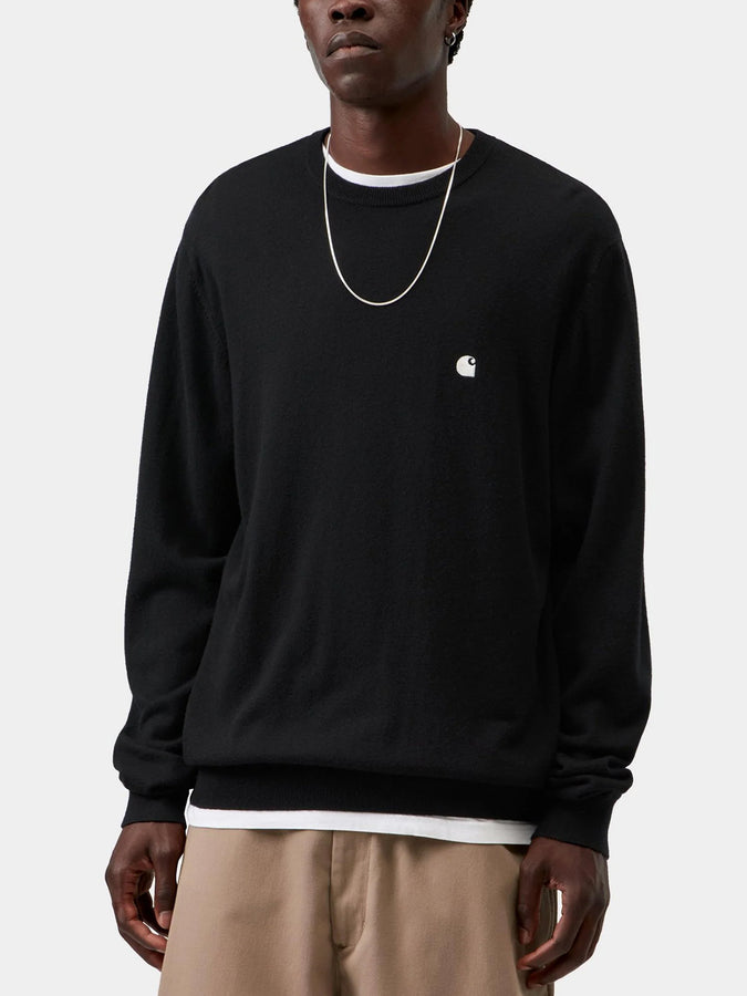 Carhartt Wip Madison Sweater Fall 2026 | BLACK/WAX (K02XX)