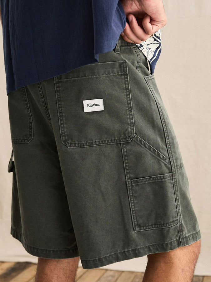 Rhythm Washed Canvas Shorts Summer 2026 | OLIVE