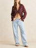 Rhythm Polka Dot Tie Front Long Sleeve Top Fall 2026
