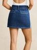 Rhythm Contrast Denim Skirt Fall 2026