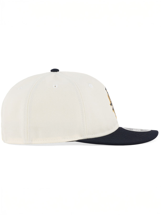 Chain To Bank Corona Laurea New Era RC 9Fifty Hat | CREAM/NAVY
