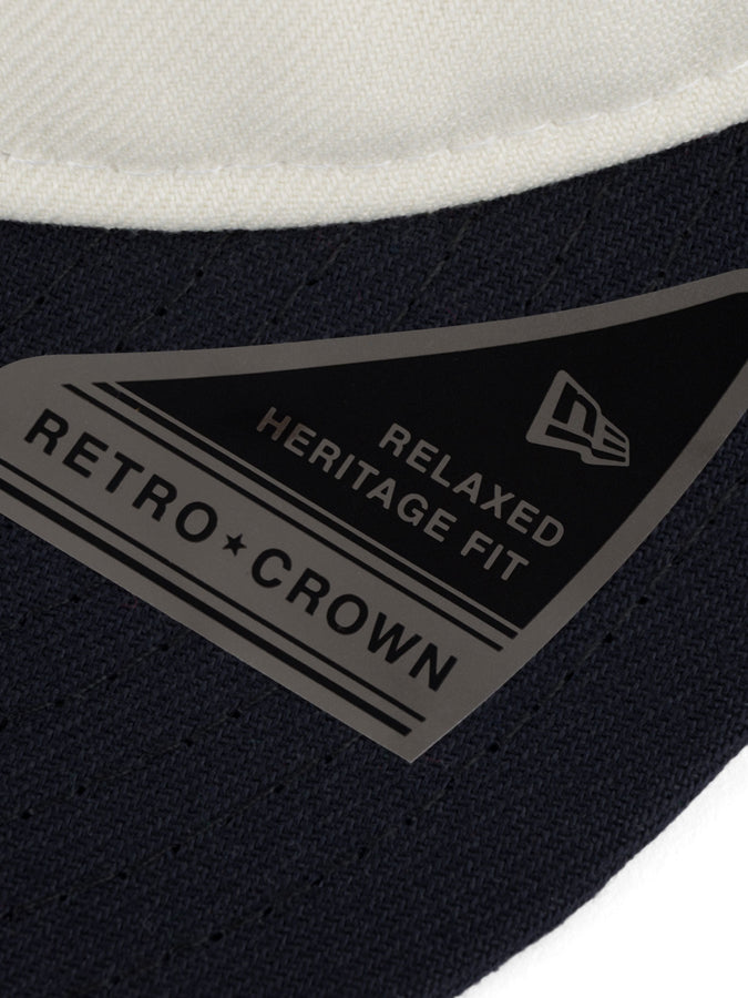 Chain To Bank Corona Laurea New Era RC 9Fifty Hat | CREAM/NAVY