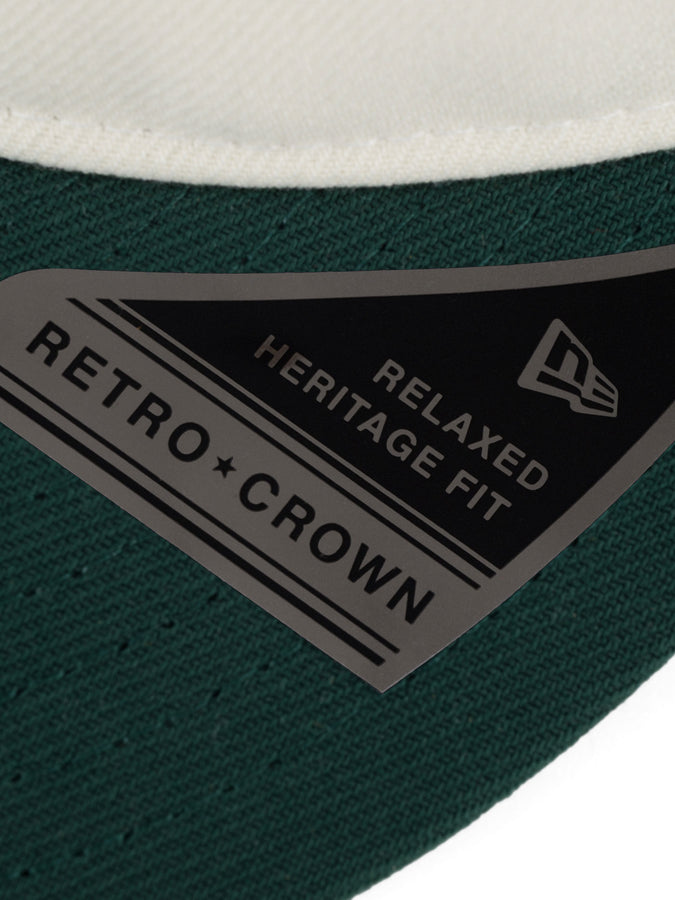 Chain To Bank Corona Laurea New Era RC 9Fifty Hat | CREAM/GREEN
